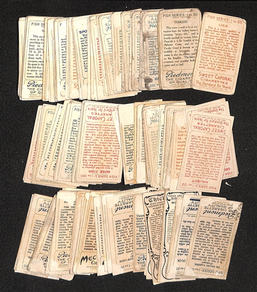 Lot Of 122 1910 Birds & Fish Tobacco Cards