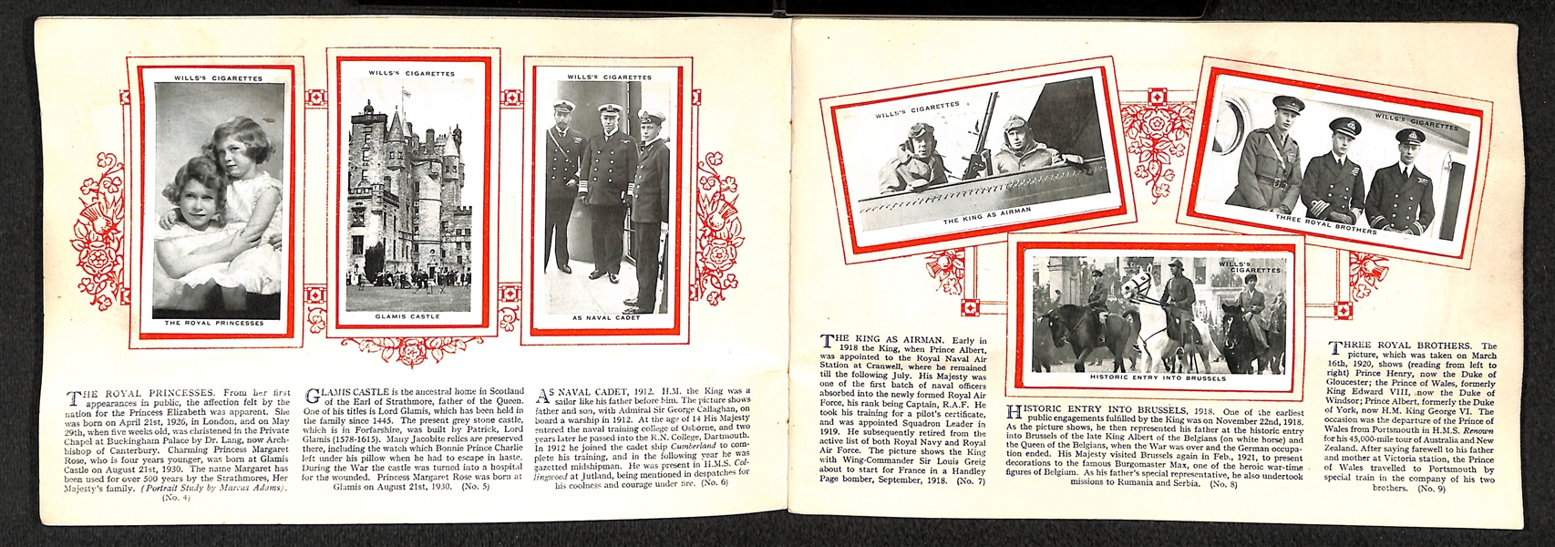 1930's Our King & Queen Tobacco Card Album