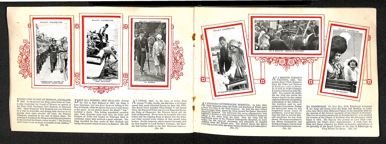 1930's Our King & Queen Tobacco Card Album