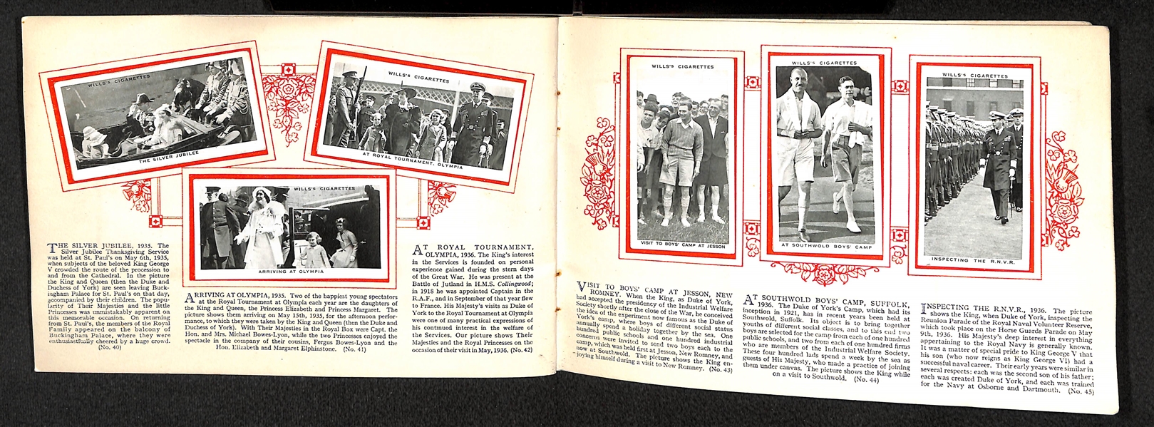 1930's Our King & Queen Tobacco Card Album