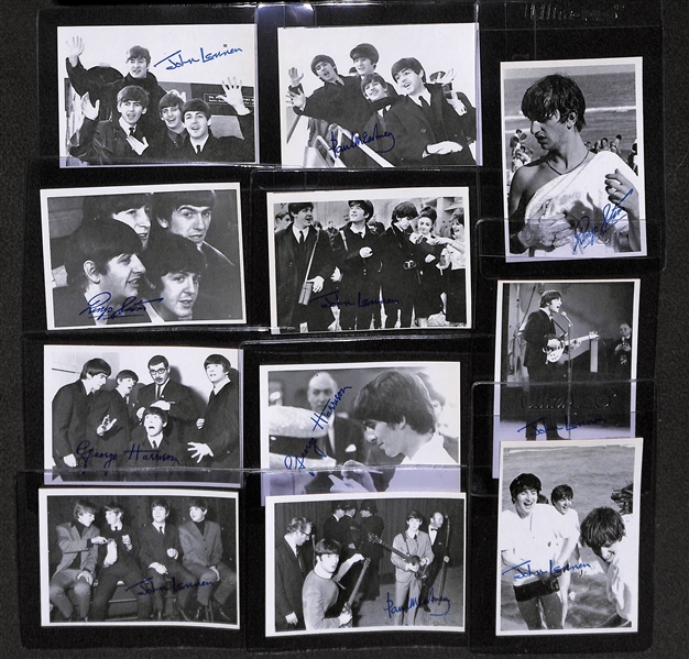 High Grade 1964 Beatles B&W Third Series Complete Card Set (came direct from vending box)