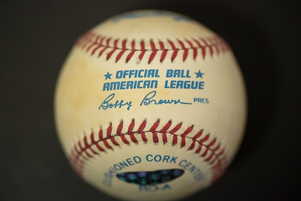 Ted Williams Signed Official American League Baseball - Upper Deck COA