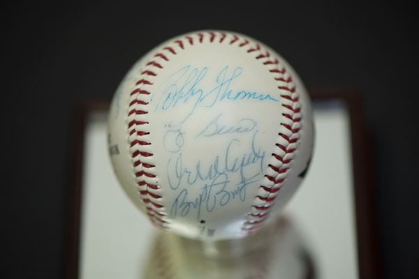 Baseball Legends Signed Baseball w. Yogi Berra