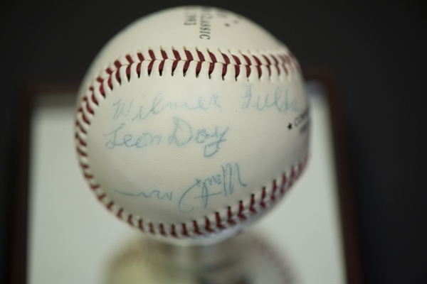 Baseball Legends Signed Baseball w. Yogi Berra