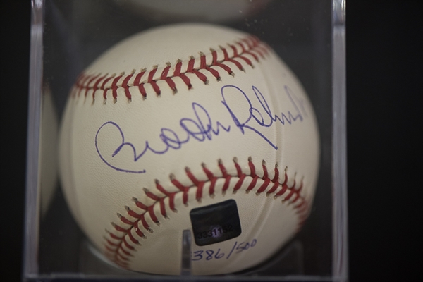 Lot Of 3 HOF Signed Baseballs w. Duke Snider (Steiner), B. Robinson (COA), & T. LaRussa (PSA)