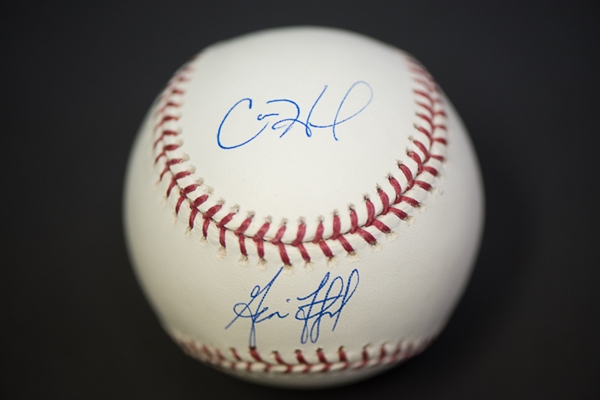 Lot Of 2 Cole Hamels Signed Baseballs - JSA