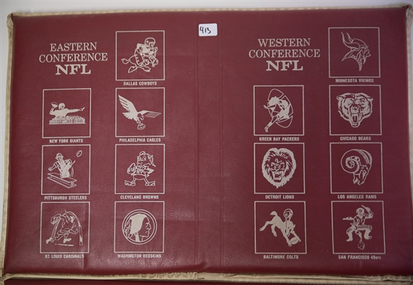 1960's NFL Football Seat Cushions - Lot Of 2 