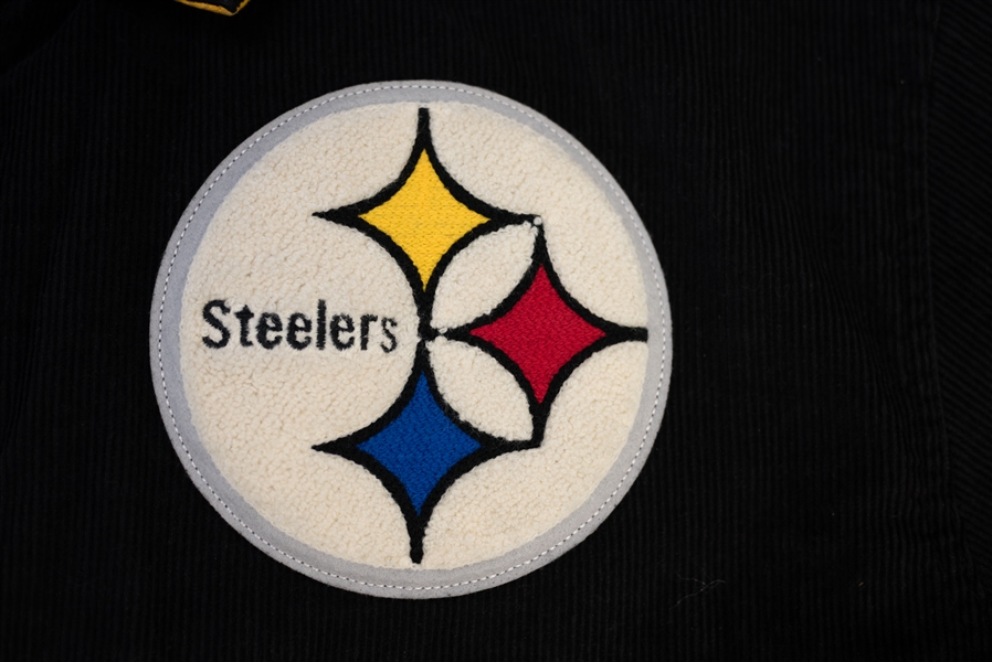 Steelers Mitchell & Ness XL Throwback Coat
