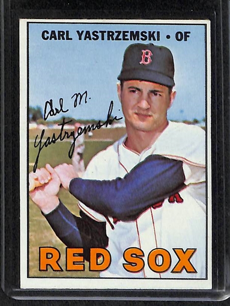 Lot of 6 Topps Baseball Cards from 1965-1968 w. Mays