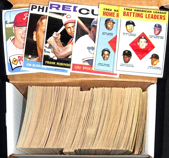Lot Of 275 Assorted 1961-1965 Topps Baseball Cards