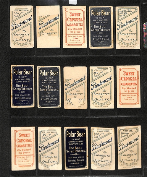 Lot Of 15 T206 Chicago White Sox Cards w. Hugh Duffy