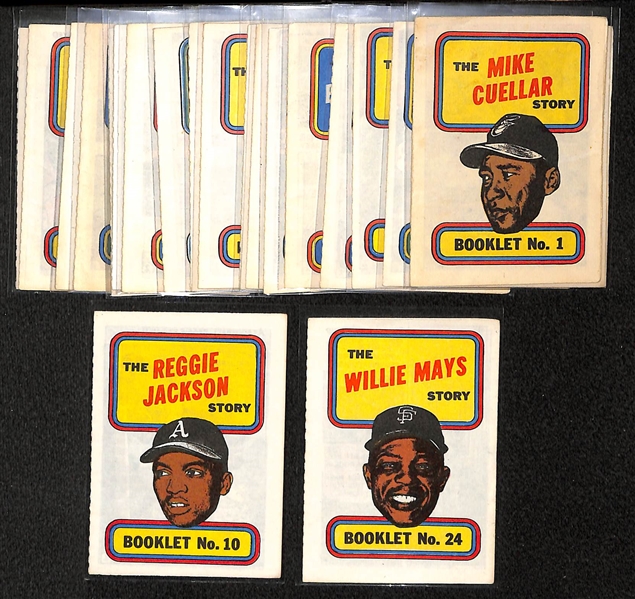 Lot Of 60 Topps Insert Cards From 1963-1970 w. Clemente Embossed