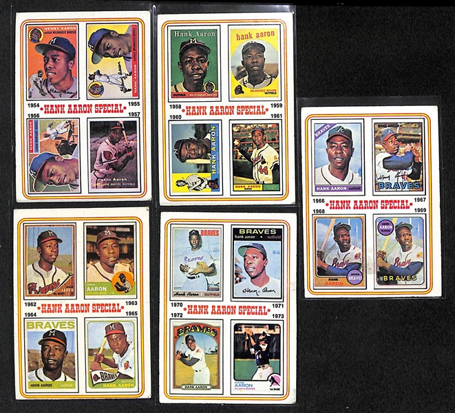 Lot Of 250+ Assorted Baseball Cards From 1972-1987 w. Stargett, Yaz, Perry, Aaron, Kaline, Marichal, More!