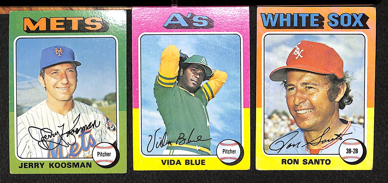 Lot Of 1500 Different 1974-76 Topps Baseball Cards 