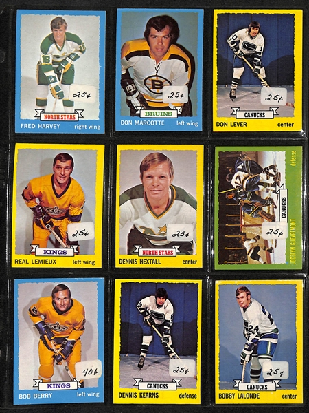 Lot Of 350+ Topps Hockey Cards 1970-82 - Lafleur, Hextall, Hextall, Rattlle, Potvin