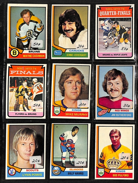Lot Of 350+ Topps Hockey Cards 1970-82 - Lafleur, Hextall, Hextall, Rattlle, Potvin