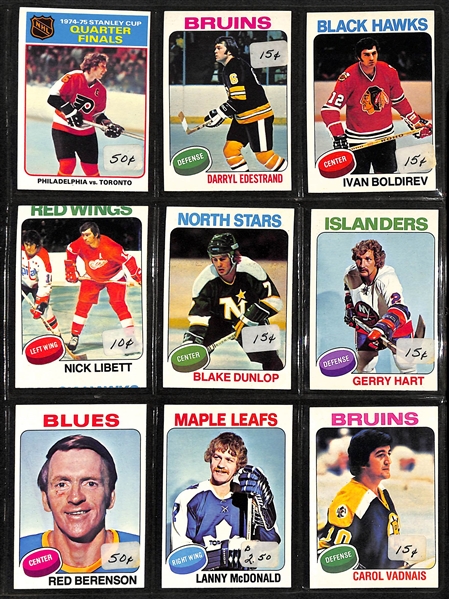 Lot Of 350+ Topps Hockey Cards 1970-82 - Lafleur, Hextall, Hextall, Rattlle, Potvin