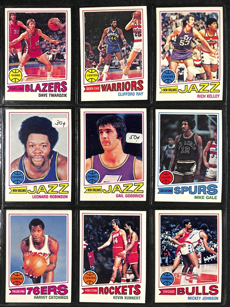 Lot Of 200+ Topps Basketball Cards 1971-1977 w. Walt Frazier, Russell, Unseld, Hayes, Monroe, Nelson, Goodrich