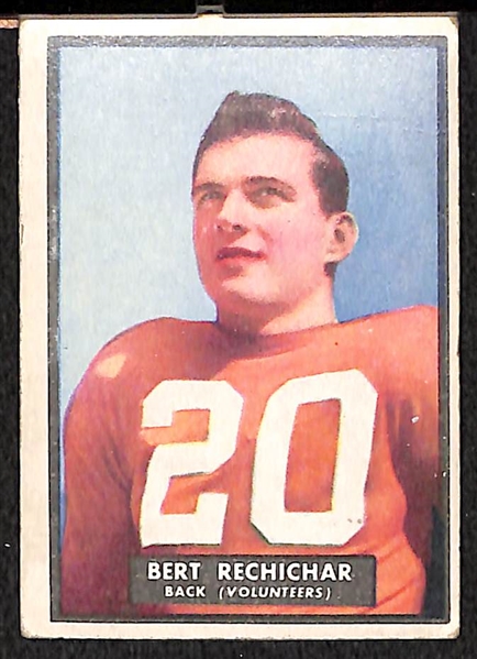 Lot Of 25 1951 Topps Magic Football Cards w. Bill Wade, Monahan, Rechichar