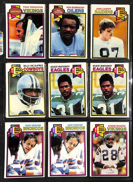 Lot Of 600 Assorted 1974-1981 Topps Football Cards w. Staubach, Tarkenton, Unitas, Griese, Harris, Fouts, More
