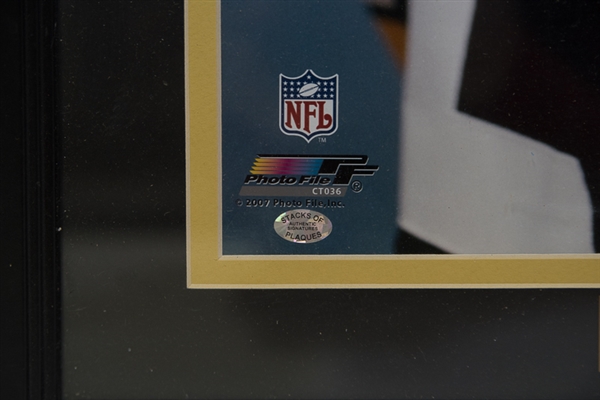 Jack Lambert Signed & Framed 22 x 26 Photo - Stacks of Plaques COA