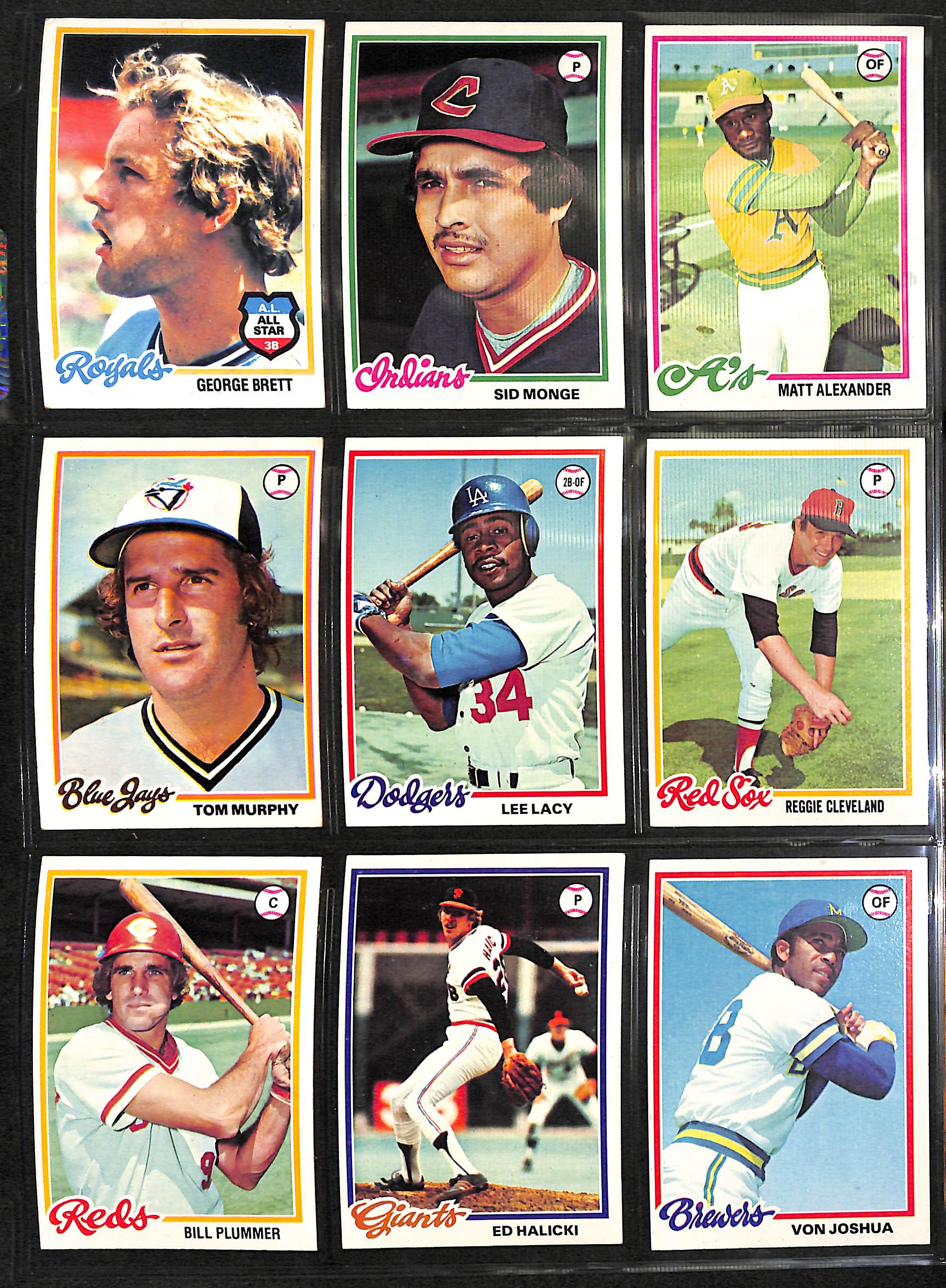 Lot detail 1978 topps complete baseball card set includes eddie