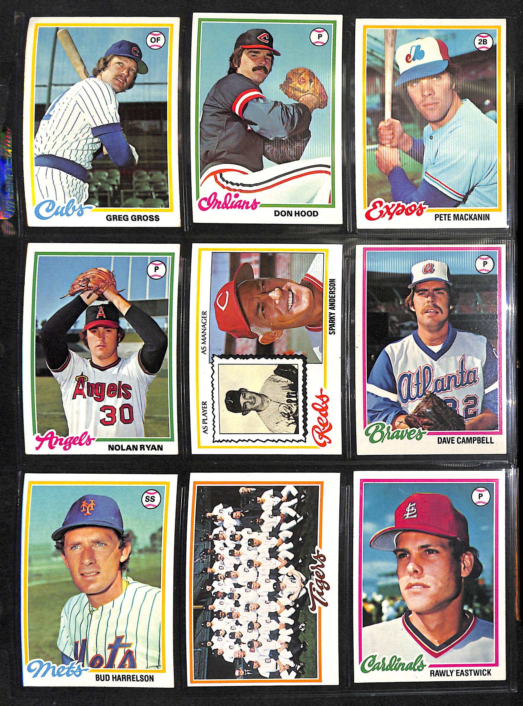Lot detail 1978 topps complete baseball card set includes eddie