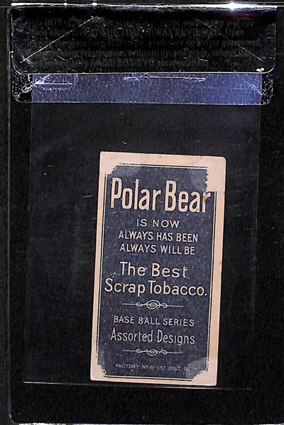 1909-11 T206 Ty Cobb - Bat Off Shoulder - Polar Bear Back - BVG 1.0 - Factory No. 6 - HOF