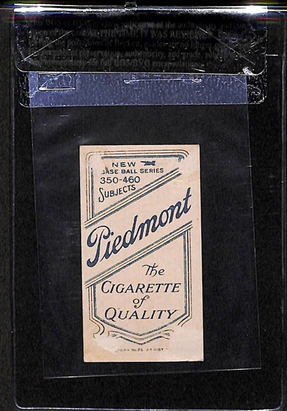 1909-11 T206 Cy Young - Glove Shows - Piedmont Back - BVG 1.5 - Factory No. 25 - HOF