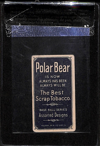 1909-11 T206 Home Run Baker - Polar Bear Back - BVG 2.5 - HOF