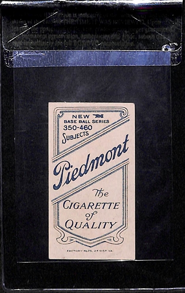 1909 T206 Josh Devore - Piedmont Back - BVG 5.5 - Factory No. 25