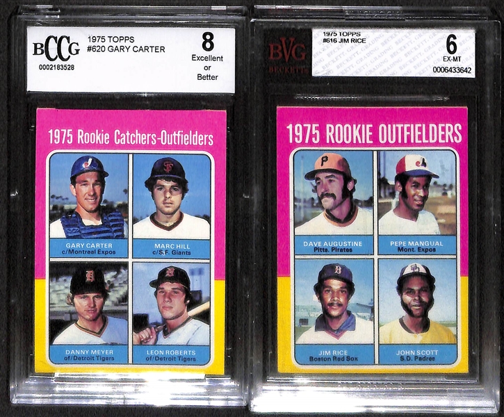 Lot Of 5 Baseball Graded Rookie Cards From 1970's w. Thurman Munson
