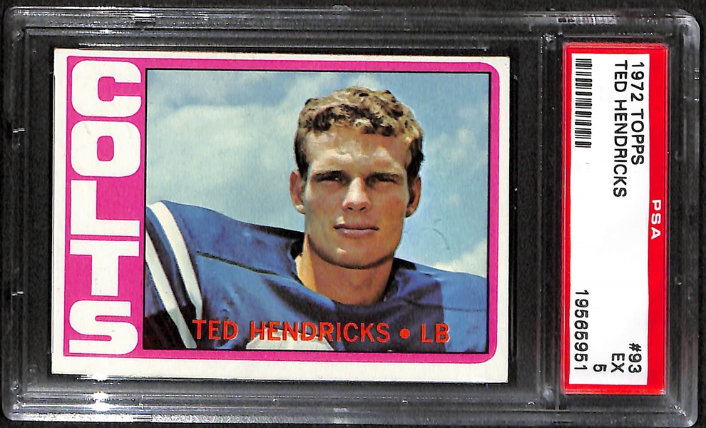 Lot Of 3 Football Graded Rookies Cards From 1972 w. Roger Staubach