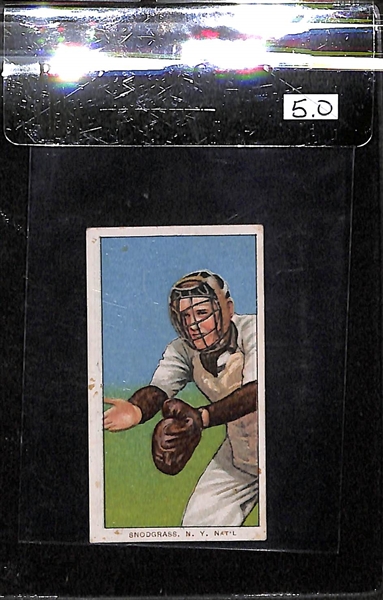 199 T206 Fred Snodgrass - Catching - Polar Bear Back - BVG 5.0 - Factory No. 60