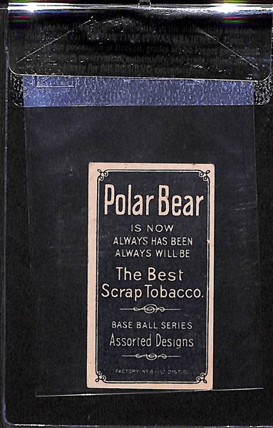 199 T206 Fred Snodgrass - Catching - Polar Bear Back - BVG 5.0 - Factory No. 60