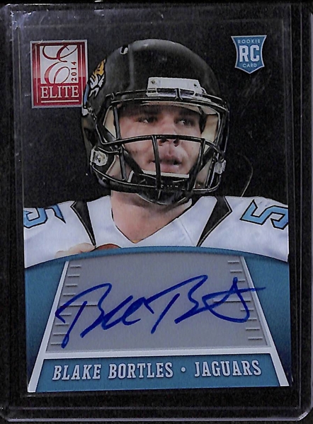 Derek Carr & Blake Bortles Autograph Rookie Cards