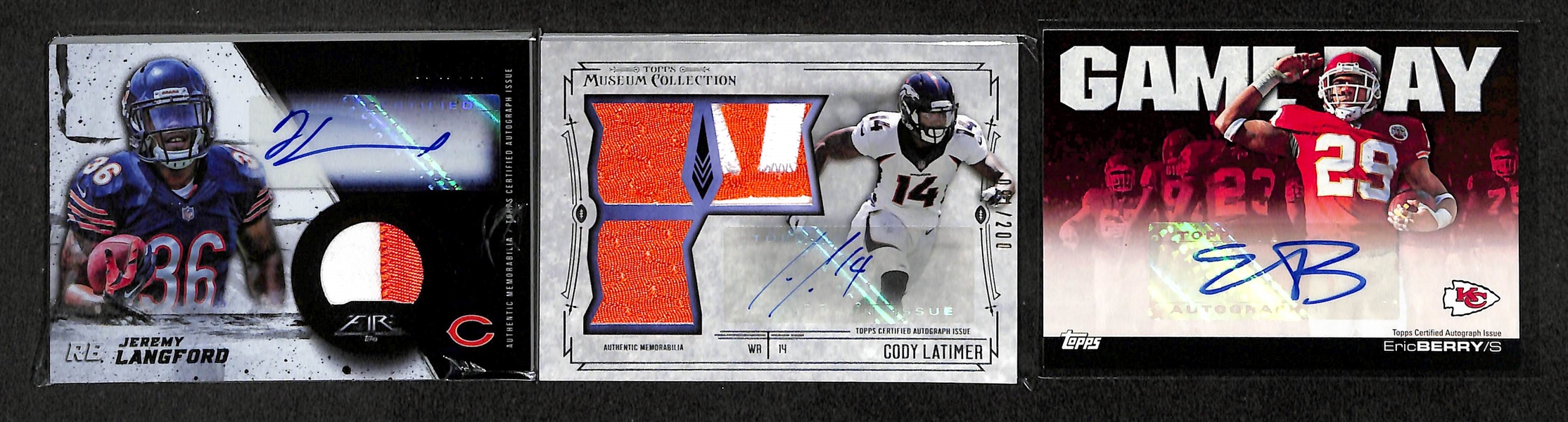 Lot Of 11 Football Auto & Jersey Cards w. Odell Beckham & Jameis Winston