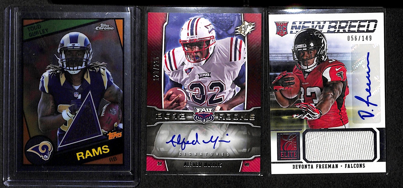 Lot Of 11 Football Auto & Jersey Cards w. Odell Beckham & Jameis Winston