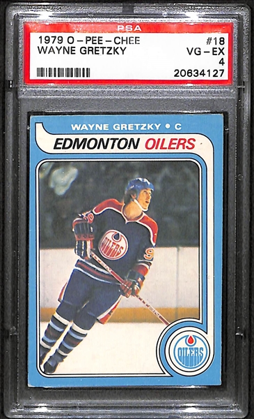 1979 O-Pee-Chee Wayne Gretzky Rookie Card PSA 4
