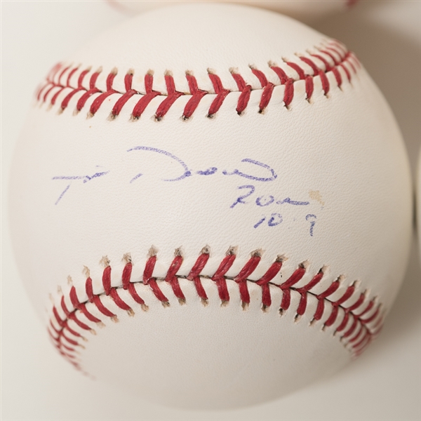 Lot Of 6 Signed Baseballs w. Jeff Bagwell & Fergie Jenkins