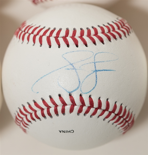 Lot Of 6 Signed Baseballs w. Jeff Bagwell & Fergie Jenkins