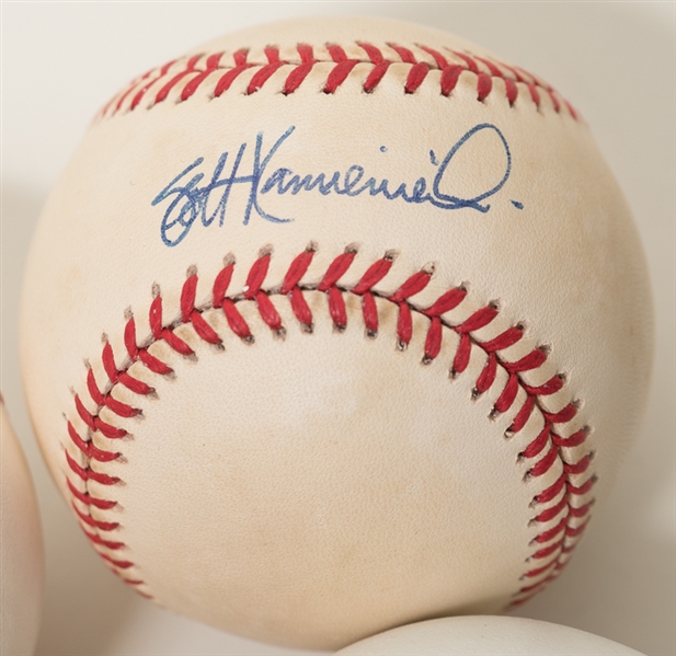 Lot Of 6 Signed Baseballs w. Ryne Sandberg