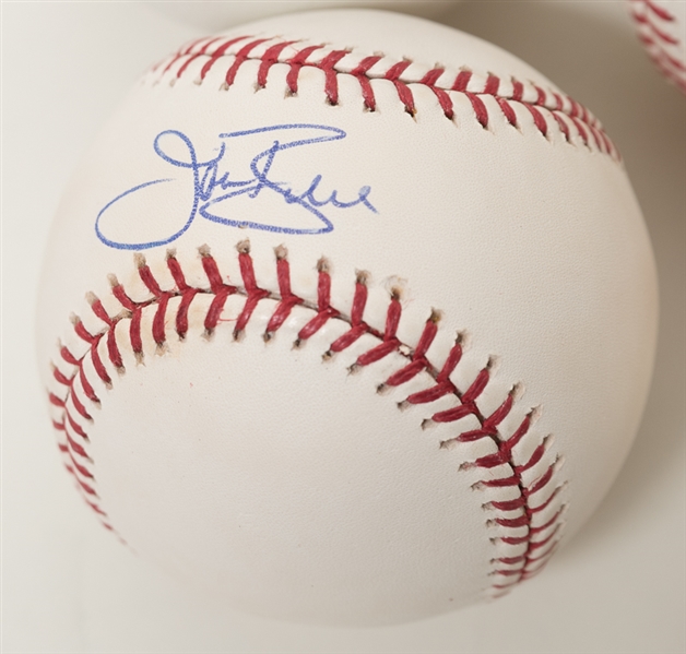 Lot Of 6 Signed Baseballs w. Ryne Sandberg