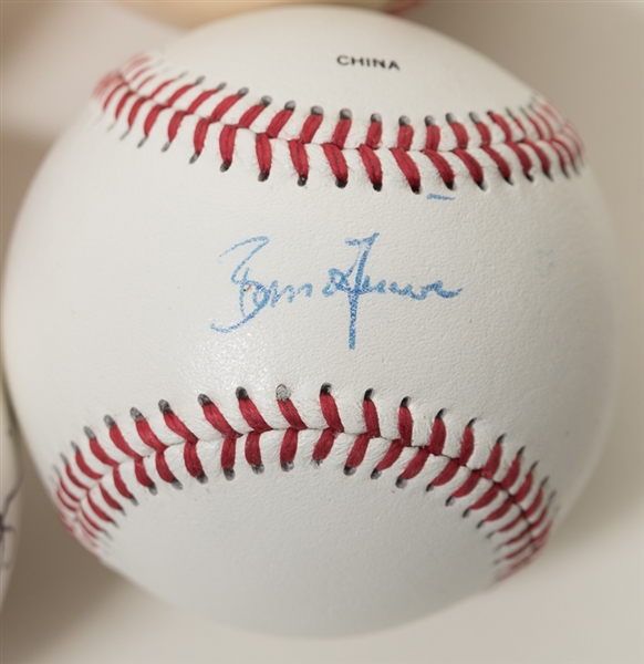 Lot Of 6 Signed Baseballs w. Ryne Sandberg