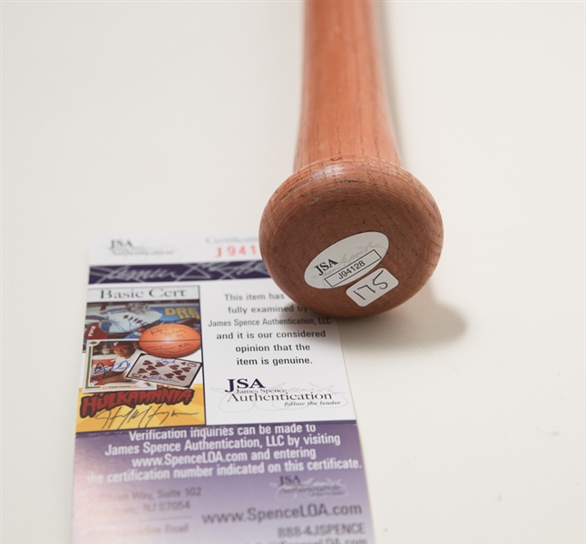 Lenny Dykstra Signed Game Model Bat - JSA