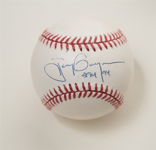 Lot Of 3 Signed Baseballs w. Thome (JSA) & Gwynn