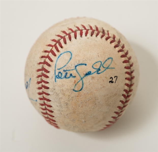 Lot Of 3 Signed Baseballs w. Thome (JSA) & Gwynn