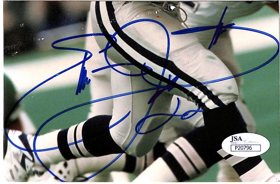 Emmitt Smith Cut Autograph & Photo Matted 11 x 14 Display - JSA