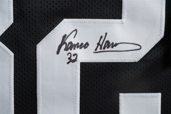 Franco Harris Signed & Framed Steelers Stat Jersey - PSA