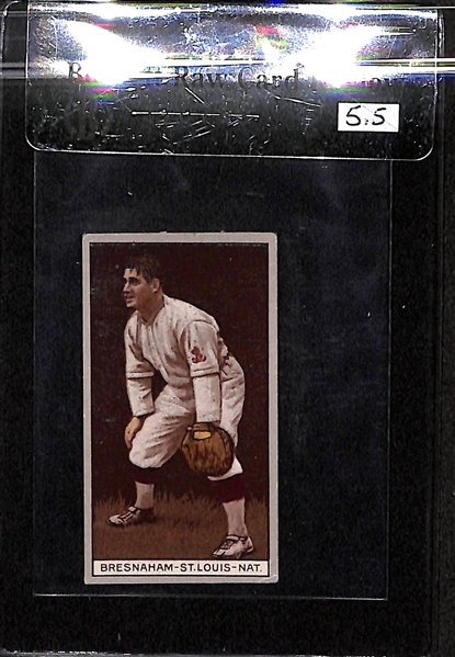 1912 T207 Roger Bresnahan - Recruit Back - BVG 5.5